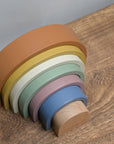 Wooden Rainbow Stacker / Vintage