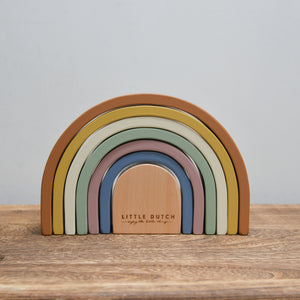 Wooden Rainbow Stacker / Vintage