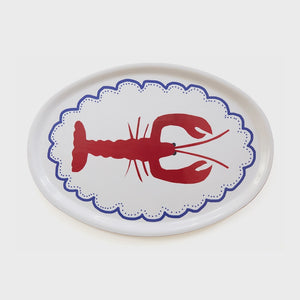 Lobster Oval Serving Tray