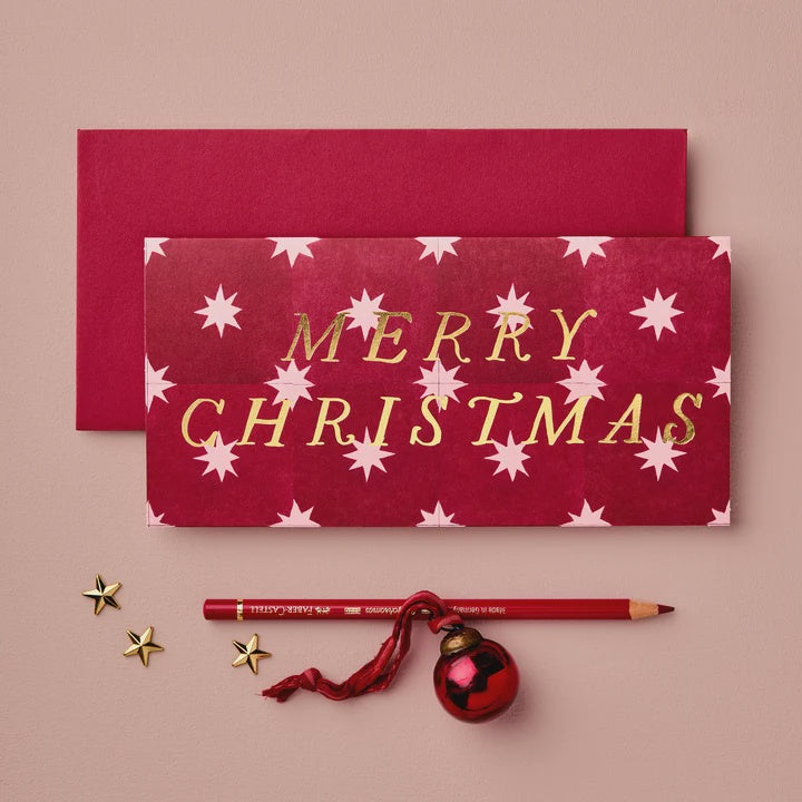 Scarlett Star Merry Christmas Card