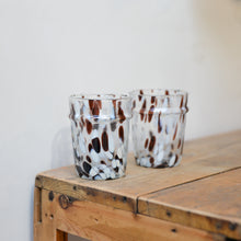 Load image into Gallery viewer, Brown Speckle Drinking Glass