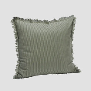 Green Striped Cushion 50 x 50cm