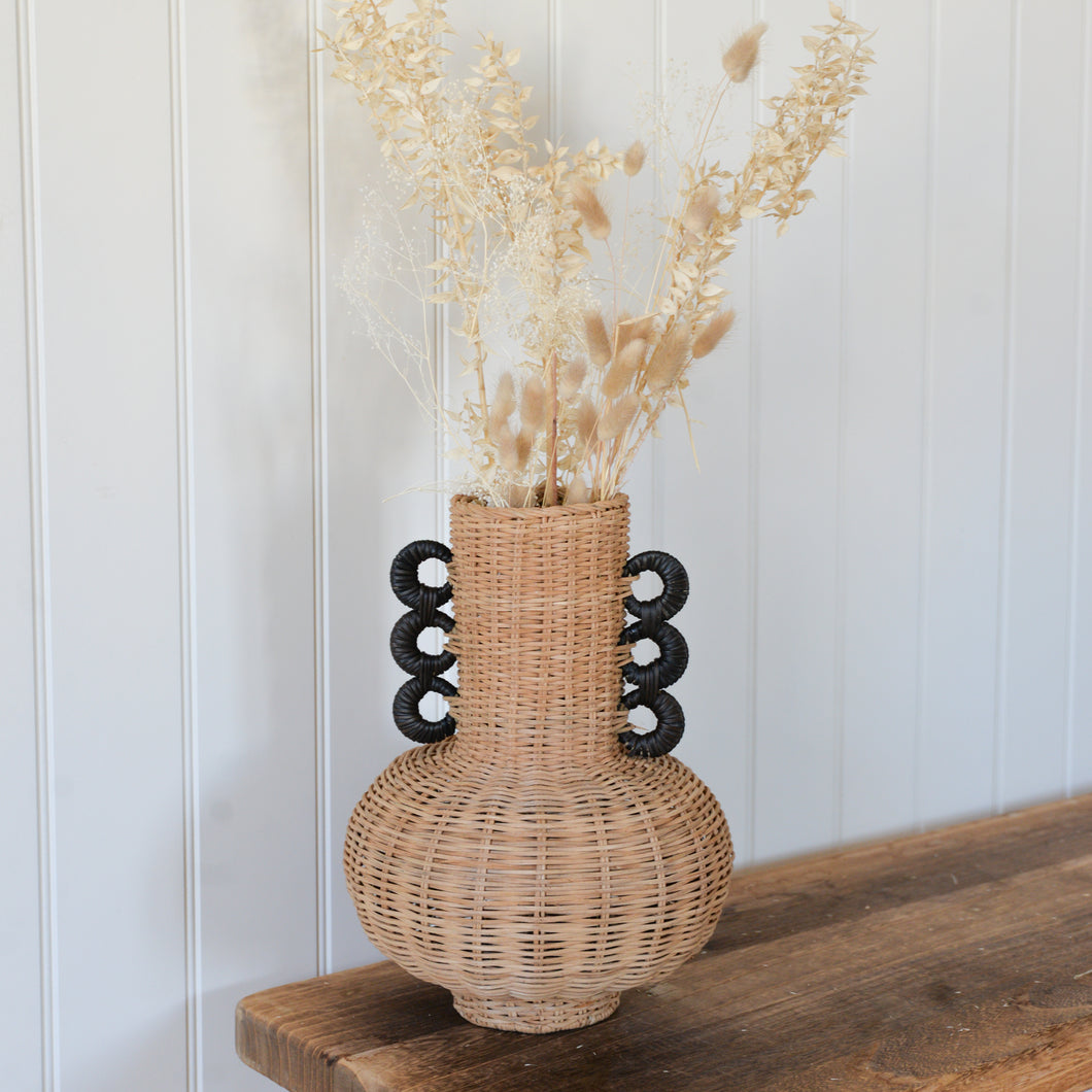 Rattan Vase