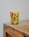 Speckled Glass Drinking Cup / Yellow