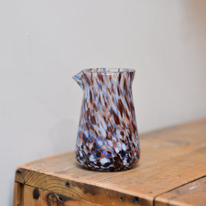 Speckled Glass Milk Jug