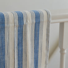 Load image into Gallery viewer, Striped Tea Towel / Blue