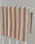 Striped Tea Towel / Burnt Orange