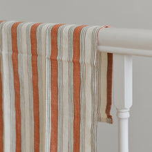 Load image into Gallery viewer, Striped Tea Towel / Burnt Orange