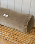 Velvet Bolster Cushion / Dusty Green