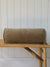 Velvet Bolster Cushion / Dusty Green