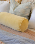 Velvet Bolster Cushion / Honey