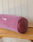 Velvet Bolster Cushion / Lilac