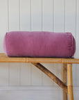Velvet Bolster Cushion / Lilac