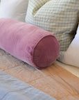 Velvet Bolster Cushion / Lilac