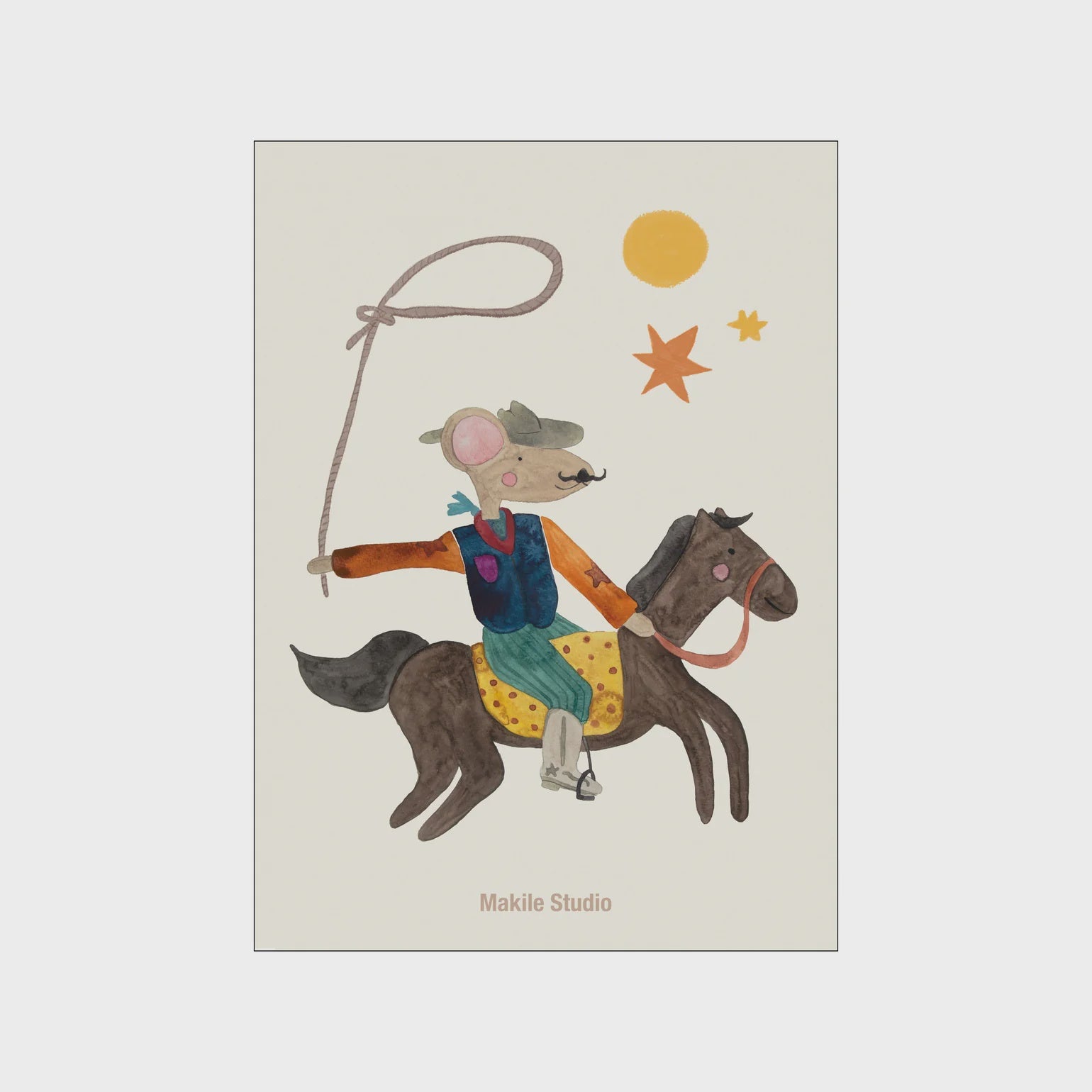 Cowboy Carl / 30 x 40