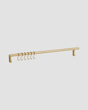 Load image into Gallery viewer, Malo Hook Rack / Brass Finish