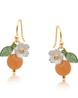 Marina Tangerine Fruits Drop Earrings