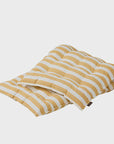 Yellow and White Striped Mattress / 55x155cm
