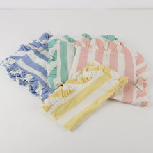 Load image into Gallery viewer, Stripe Ruffle Fabric Placemats