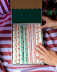 Festive Patterned Table Candles