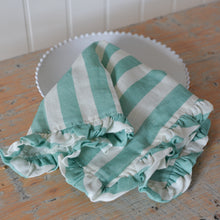 Load image into Gallery viewer, Stripe Ruffle Fabric Placemats