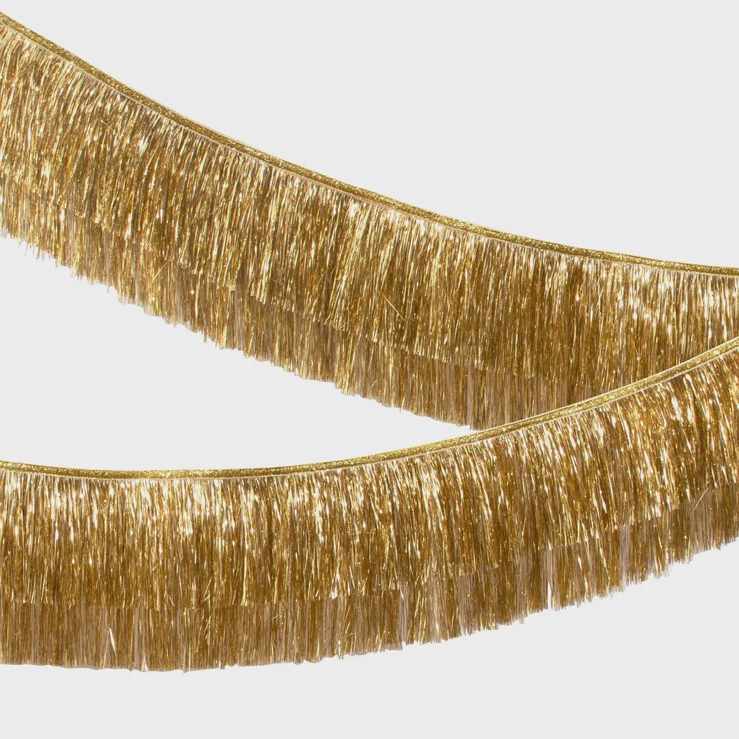 Gold Tinsel Garland