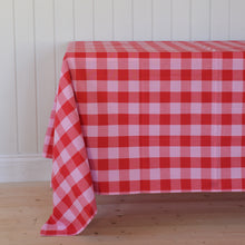 Load image into Gallery viewer, Pink and Red Tablecloth Paola