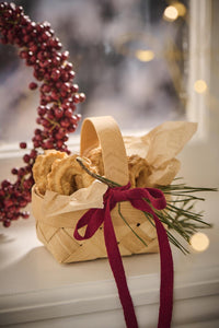 Mini Chip Wood Treat Basket