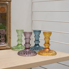 Load image into Gallery viewer, Glass Candleholders / Colours