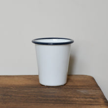 Load image into Gallery viewer, White Enamel Tumbler