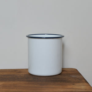 White Enamel Utensil Holder