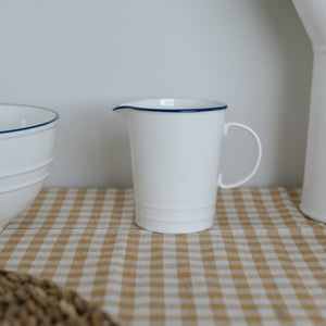 White Porcelain Milk Jug