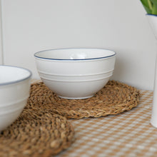 Load image into Gallery viewer, White Porcelain Salad Bowl / 18cm