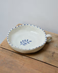 Handpainted Botanic Spot Dish / Ink Blue