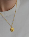 Zodiac Gold Coin Necklaces