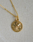 Zodiac Gold Coin Necklaces