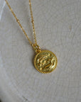 Zodiac Gold Coin Necklaces