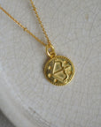 Zodiac Gold Coin Necklaces