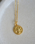 Zodiac Gold Coin Necklaces