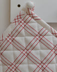 Check Pot Holder / Red