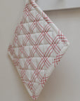 Check Pot Holder / Red