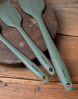 Green Kitchen Silicone Utensils / Set of 3
