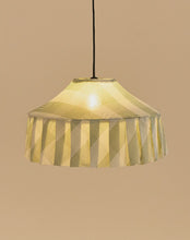 Load image into Gallery viewer, PRE-ORDER Nicole Fabric Green Striped Pendant Lampshade