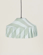 Load image into Gallery viewer, PRE-ORDER Nicole Fabric Green Striped Pendant Lampshade
