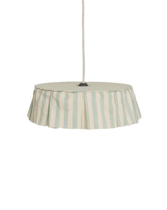 Vibes Pendant Fabric Lampshade 40 cm / Turquoise Stripes