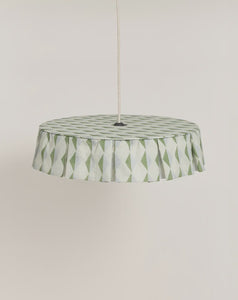 Vibes Pendant Fabric Lampshade 50 cm / Harlequin Green Blue