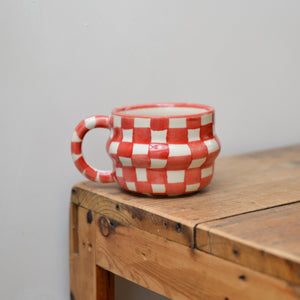 Ysia Check Cup / Red