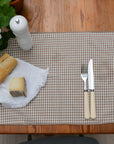 Brigitte Brown Gingham Placemat