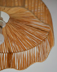 Scallop Edge Bamboo Lampshade