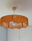 Scallop Edge Bamboo Lampshade